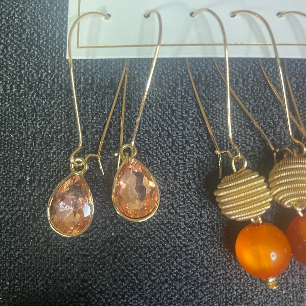 Nicole Miller New York dangle earrings